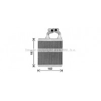 OL6718 AVA QUALITY COOLING Теплообмінник обігрів салону