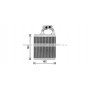 OL6718 AVA QUALITY COOLING Теплообмінник обігрів салону