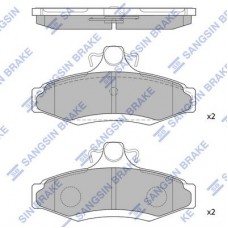 SP1114 Hi-Q Комплект гальмівних колодок дисковий гальм