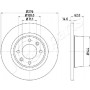DP-0604 JAPANPARTS Гальмівний диск