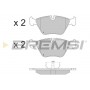 BP2381 BREMSI Комплект гальмівних колодок дисковий гальм