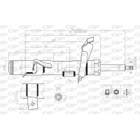 SAB8063.31 OPEN PARTS Амортизатор