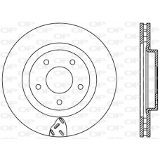 BDR2435.20 OPEN PARTS Гальмівний диск