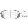 BPA1302.22 OPEN PARTS Комплект гальмівних колодок дисковий гальм