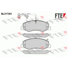 BL2173A1 FTE Комплект гальмівних колодок дисковий гальм