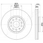 DI-0933 JAPANPARTS Гальмівний диск