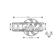 RT7537 AVA QUALITY COOLING Вентилятор охолодження двигуна