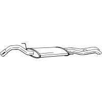 280-781 BOSAL Глушник вихлопних газів кінцевий