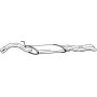 280-781 BOSAL Глушник вихлопних газів кінцевий