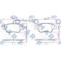 FO 693781 FOMAR Friction Комплект гальмівних колодок дисковий гальм