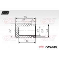 72932008 MAXTECH Поршень корпус скоби гальма