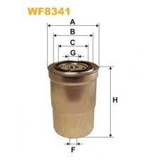 WF8341 WIX FILTERS Паливний фільтр