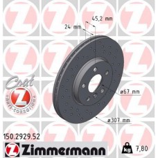 150.2929.52 ZIMMERMANN Гальмівний диск
