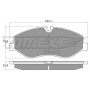 TX 18-12 TOMEX Brakes Комплект гальмівних колодок дисковий гальм