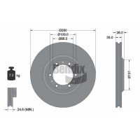 BDS1955 BENDIX Braking Гальмівний диск