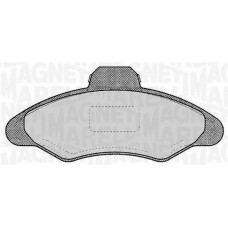 363916060246 MAGNETI MARELLI Комплект гальмівних колодок дисковий гальм