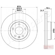 DI-0927C JAPANPARTS Гальмівний диск