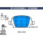 B1.G102-0560.2 GALFER Комплект гальмівних колодок дисковий гальм