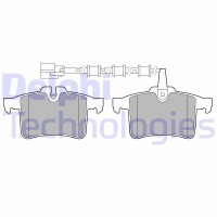 LP3727 DELPHI КомплеК т гальмівних колодок, дискове гальмо