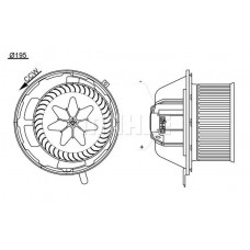 AB 194 000S MAHLE Вентилятор салону