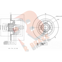 78RBD16329 R BRAKE Гальмівний диск
