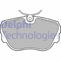 LP596 DELPHI КомплеК т гальмівних колодок, дискове гальмо