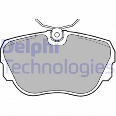LP596 DELPHI КомплеК т гальмівних колодок, дискове гальмо