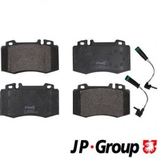 1363602410 JP GROUP Комплект гальмівних колодок дисковий гальм