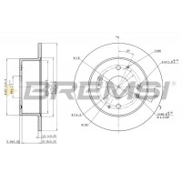 CD7488S BREMSI Гальмівний диск