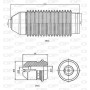 DCK5075.04 OPEN PARTS Пилозахисний комплект амортизатор