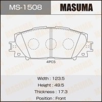 MS-1508 MASUMA Комплект гальмівних колодок