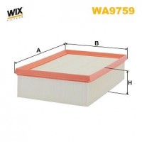 WA9759 WIX FILTERS Повітряний фільтр