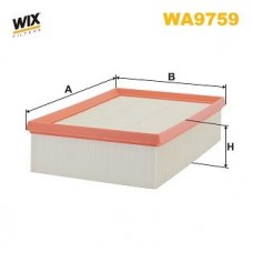 WA9759 WIX FILTERS Повітряний фільтр