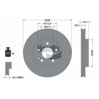 BDS1101HC BENDIX Braking Гальмівний диск