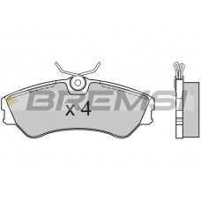 BP2541 BREMSI Комплект гальмівних колодок дисковий гальм