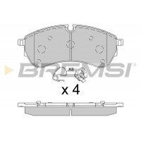 BP3846 BREMSI Комплект гальмівних колодок дисковий гальм
