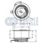 541463 RUVILLE Натяжний ролик ремінь ГРМ