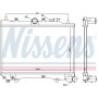 62512 NISSENS Радіатор охолодження двигуна