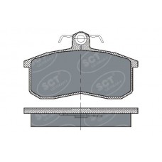 SP 101 PR SCT - MANNOL Комплект гальмівних колодок дисковий гальм