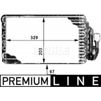 AE 30 000P MAHLE Випарник кондиціонера