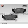 BP43262 FENOX Комплект гальмівних колодок дисковий гальм