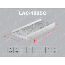 LAC-1225C LYNXauto Фільтр повітря у внутрішньому просторі
