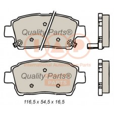 704-17170 IAP QUALITY PARTS Комплект гальмівних колодок дисковий гальм