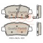 704-17170 IAP QUALITY PARTS Комплект гальмівних колодок дисковий гальм
