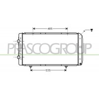 CI952R001 PRASCO Радіатор охолодження двигуна