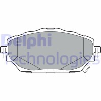 LP3378 DELPHI Комплект гальмівних колодок дисковий гальм