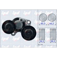 15-3915 IPD НАТЯЖИТЕЛЬ РЕМЕНЯ, клиновой зубча