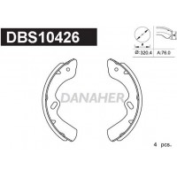 DBS10426 DANAHER Комплект гальмівних колодок