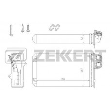 MK-5067 ZEKKERT Теплообмінник обігрів салону