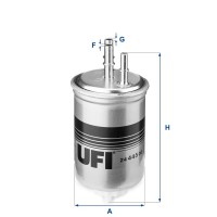 2444500 UFI Паливний фільтр